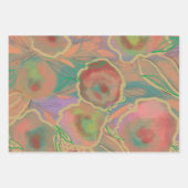 Wilde Rozen Multicolored Inpakpapier Vel (Voorkant)