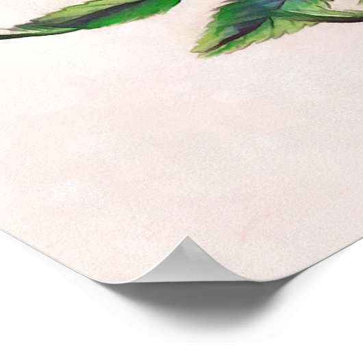 Wilde Rozen Poster (Hoek)