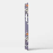 Wilde Rozen takken: Paarse patroon. Case-Mate iPhone Case (Achterkant / Rechts)