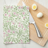 Wilde rozen theedoek (Quarter Fold)