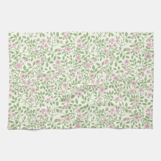 Wilde rozen theedoek (Horizontaal)