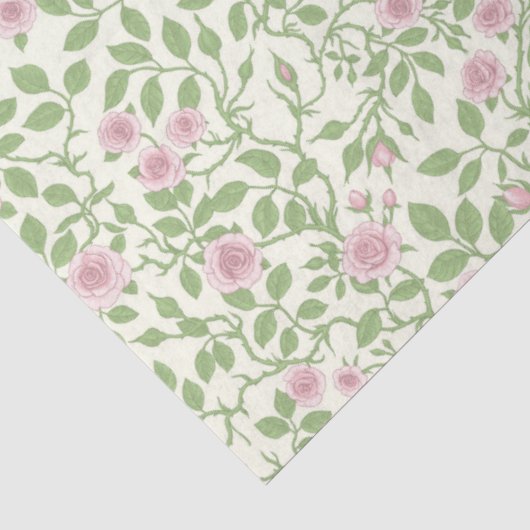 Wilde rozen tissuepapier (Detail)