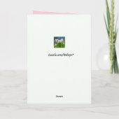 Wilde Rozen Valentijn Feestdagen Kaart (Achterkant)