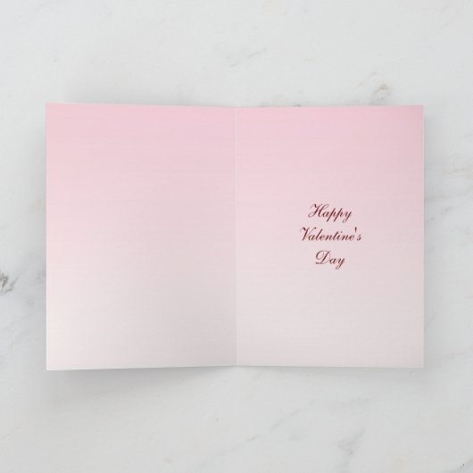 Wilde Rozen Valentijn Feestdagen Kaart (Binnen)