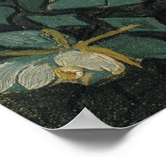 Wilde Rozen van Vincent van Gogh Poster (Hoek)