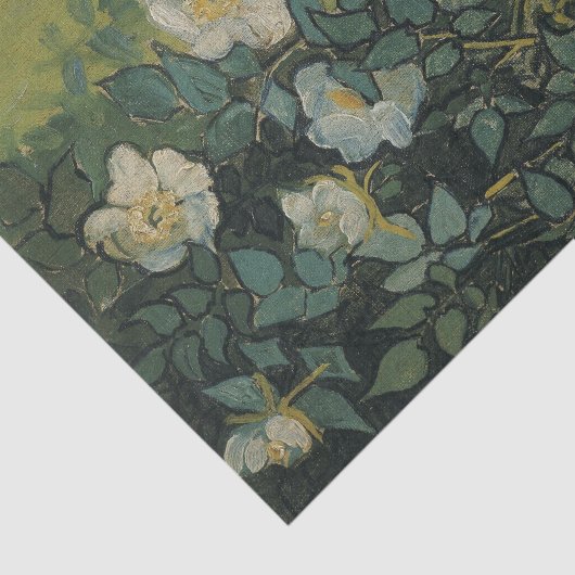 Wilde Rozen van Vincent van Gogh Tissuepapier (Detail)