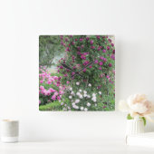 Wilde Rozen Vierkante Klok (Huis)