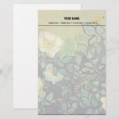 Wilde Rozen, Vincent van Gogh. Briefpapier (Voorkant / Achterkant)