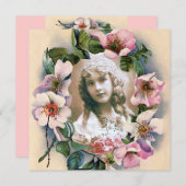 WILDE ROZEN ZOETE 16 FOTO SJABLOON KAART (Voorkant / Achterkant)