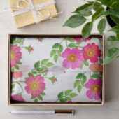 Wilde Rozenbottel Roze Bloem Tissuepapier (Geschenk)