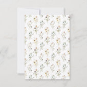 Wilde RSVP-kaart RSVP Kaartje (Achterkant)