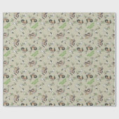 Wilde Rumpus Vakantiepatroon Cadeaupapier (Vlak)