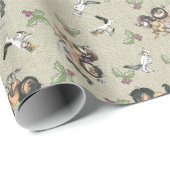 Wilde Rumpus Vakantiepatroon Cadeaupapier (Rol Hoek)