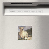 Wilde Rundvee van Chillingham (Koe) Magneet (Insitu (Vaatwasser))