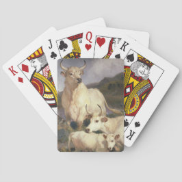 Wilde Rundvee van Chillingham (Koe) Pokerkaarten