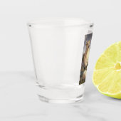 Wilde Rundvee van Chillingham (Koe) Shot Glas (Links)