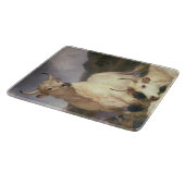 Wilde Rundvee van Chillingham (Koe) Snijplank (Hoek)