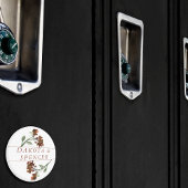 Wilde rustieke bloemen | Verbrande Oranje bloemenb Magneet