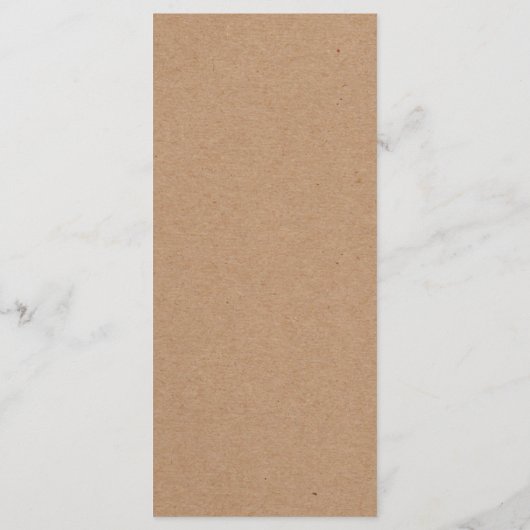 Wilde rustieke zonnebloem. Eenvoudige bruiloft Bar Menu (Achterkant)