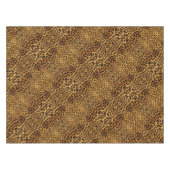 Wilde Safari — afdrukken van zwarte en bruine kath Tafelkleed (Voorkant (Horizontaal))