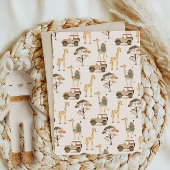 Wilde Safari Dieren Boho Baby shower Kaart
