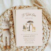 Wilde Safari Dieren Boho Baby shower