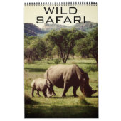 wilde safari kalender (Hoes)