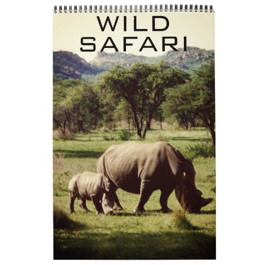 wilde safari kalender (Hoes)