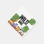 wilde | Safari Oerwoud Dieren | eerste verjaardag Servet (Hoek)