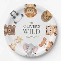 Wilde safari thema eerste verjaardag