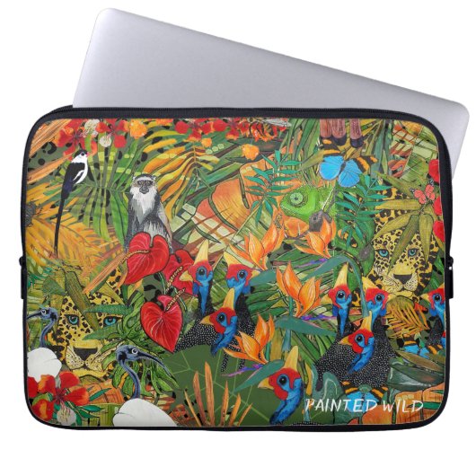 wilde schepping laptop sleeve (Voorkant)