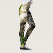 Wilde schildpad in Grass Meadow Wildlife Art Leggings (Rechts)