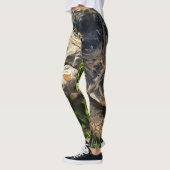 Wilde schildpad in Grass Meadow Wildlife Art Leggings (Links)