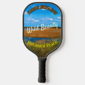 Wilde Schoonheid Ongetemde Vrede Everglades Schild Pickleball Paddle (Achterkant)