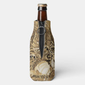 Wilde sepia luipaard flesjeskoeler (Fles Achterkant)