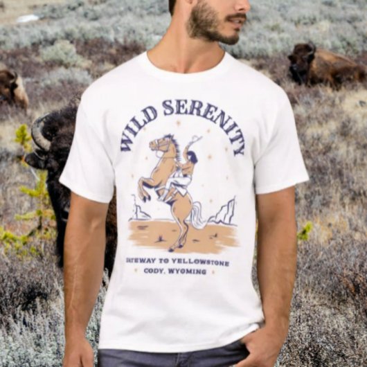 Wilde sereniteit t-shirt