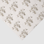  Wilde Snowdrop Illustratie op ivoor Tissuepapier (Detail)