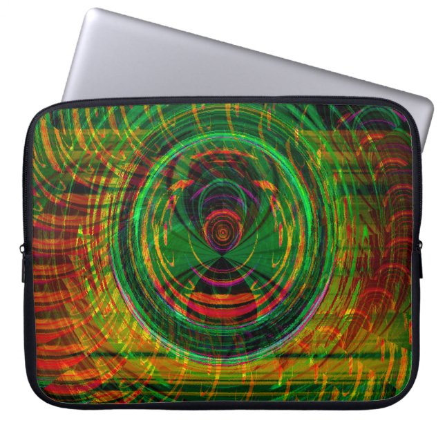 Wilde spin..... laptop sleeve (Voorkant)