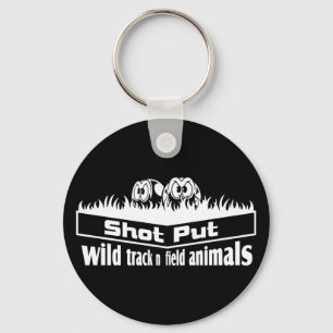 wilde spoor- en velddieren sleutelhanger