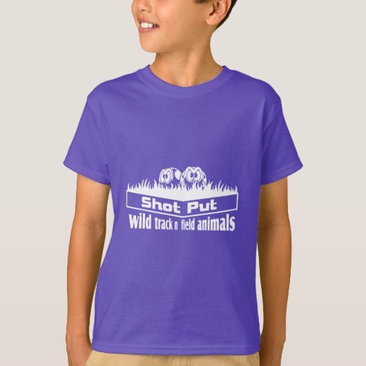 wilde spoor- en velddieren t-shirt (Voorkant)