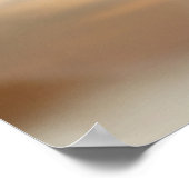 Wilde Stallion op zonsondergang Poster (Hoek)