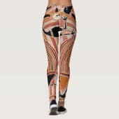Wilde Stam-Maori-broek Leggings (Achterkant)