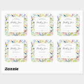 Wilde sticker van tuinboekplaat (Vel)