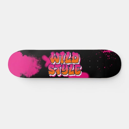 Wilde Stijlroze graffiti-schildpad Persoonlijk Skateboard (Horizontaal)