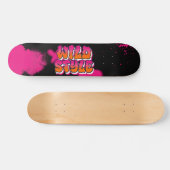 Wilde Stijlroze graffiti-schildpad Persoonlijk Skateboard (Horizontaal)