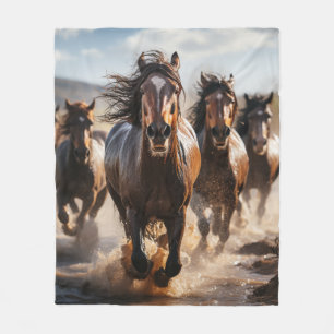 wilde stormloop fleece deken