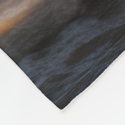 wilde stormloop fleece deken (Hoek)