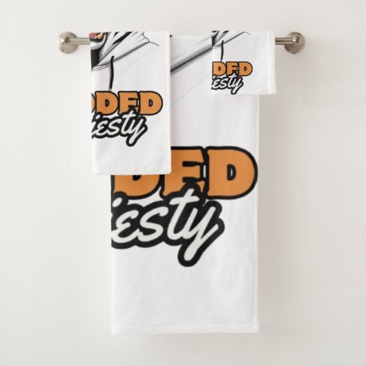 Wilde straten | Hoodie Tiger Logo Bad Handdoek (Insitu)