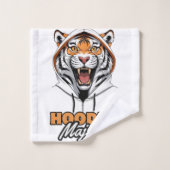 Wilde straten | Hoodie Tiger Logo Bad Handdoek (Wasdoekje)
