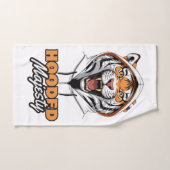 Wilde straten | Hoodie Tiger Logo Bad Handdoek (Handdoek)